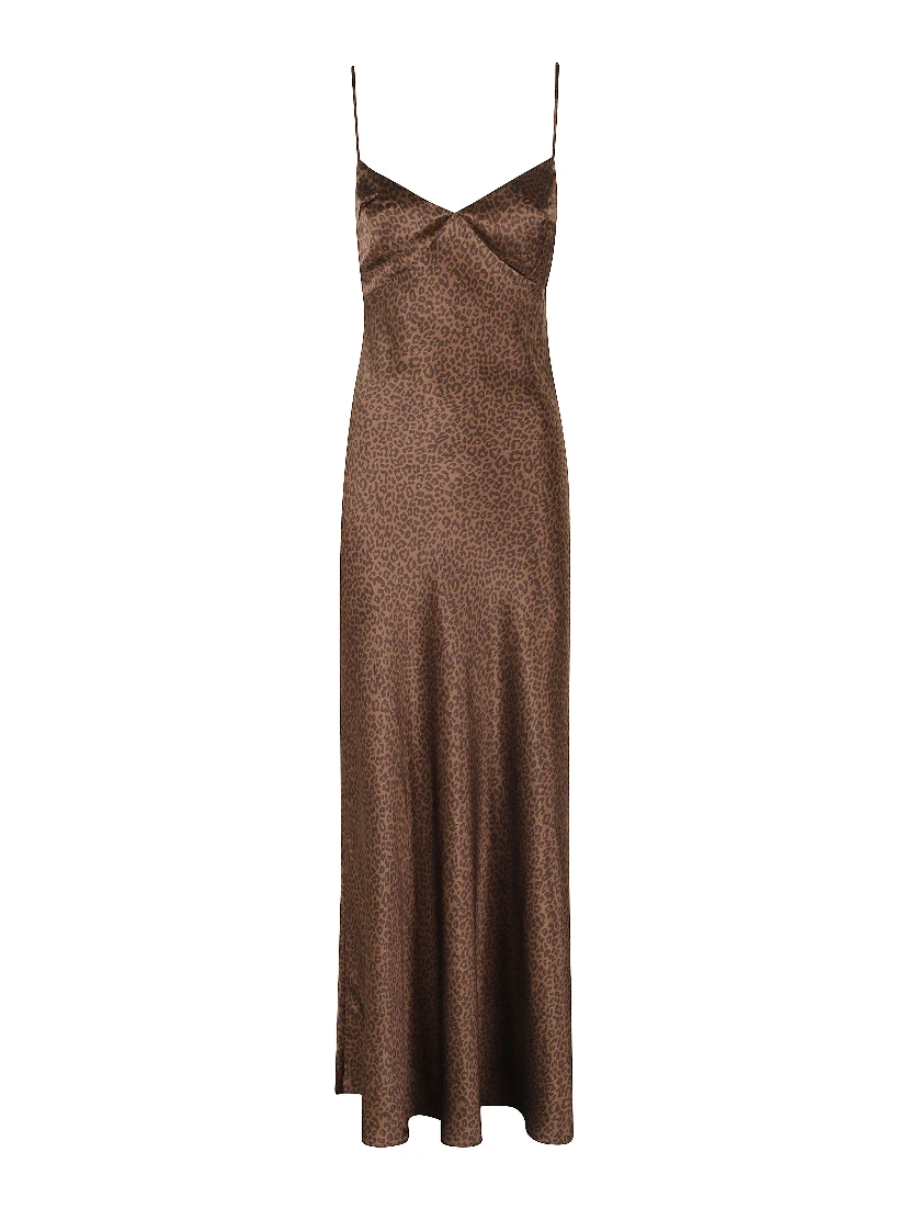 LONG SILK DRESS