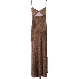 LONG SILK DRESS