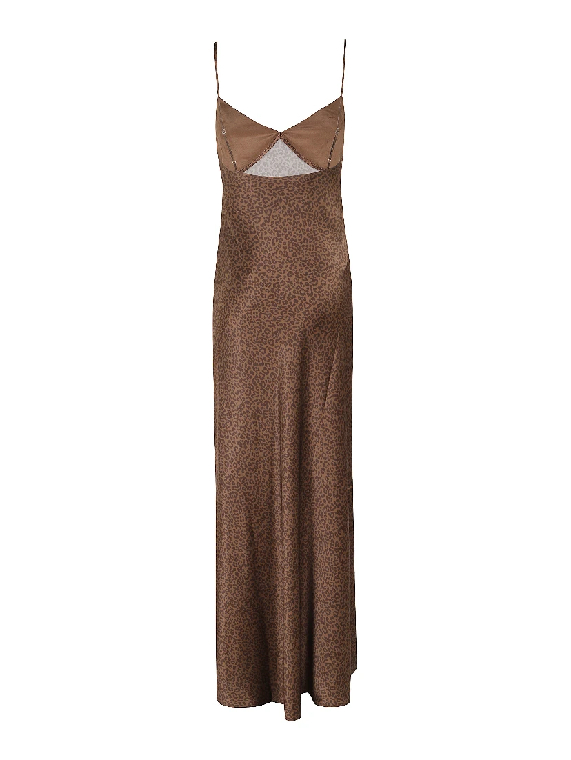 LONG SILK DRESS