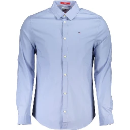 Azure Cotton Men's Shirt