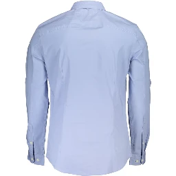 Azure Cotton Men's Shirt