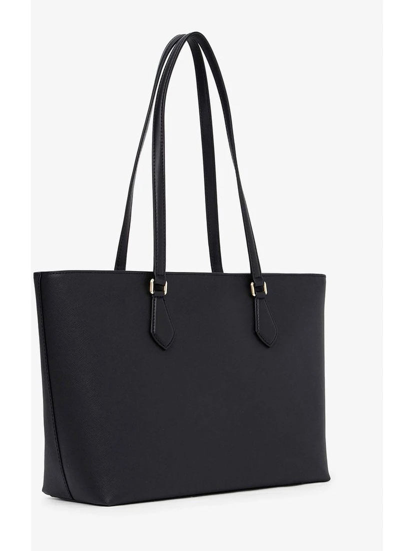 Black Canvas Handbag