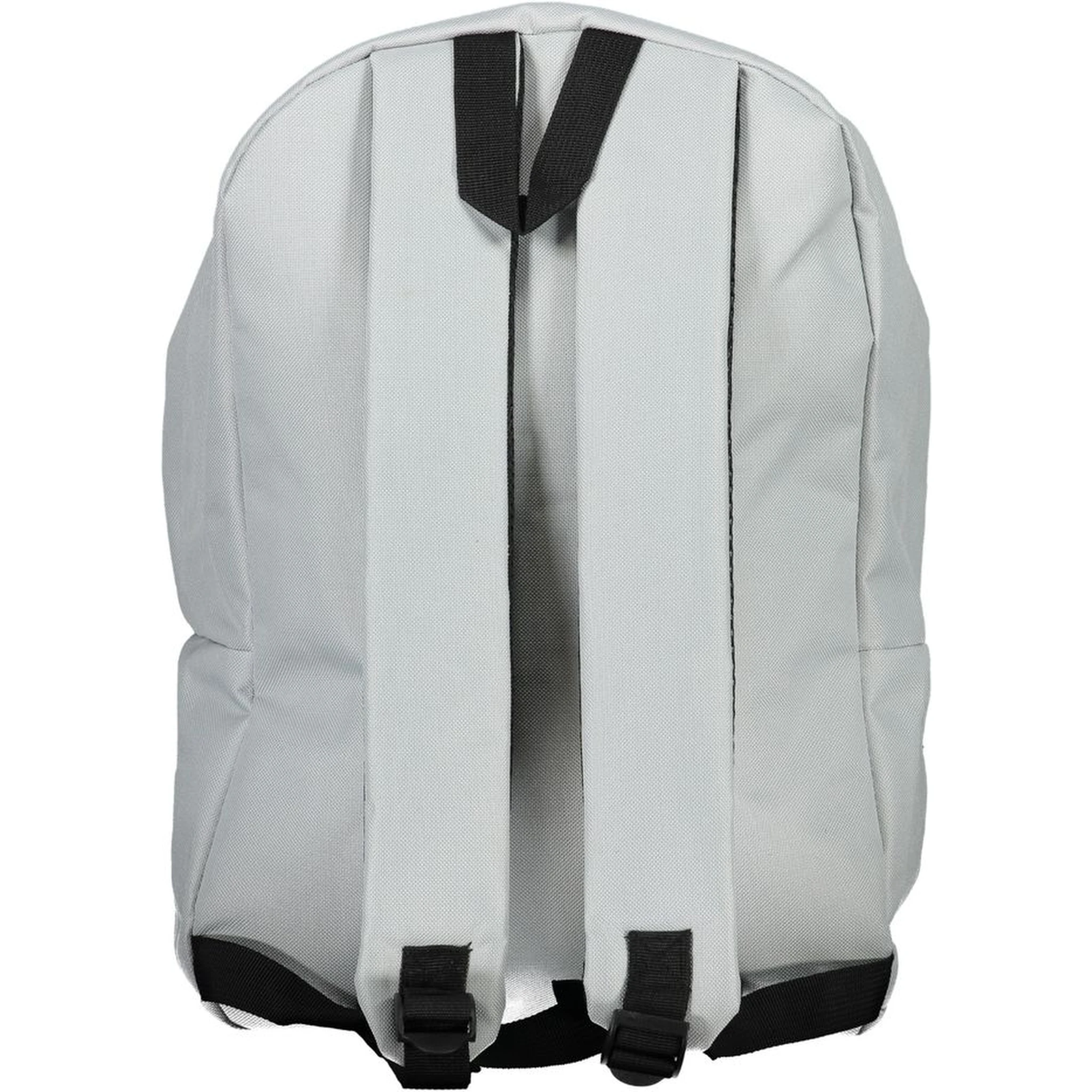 Gray Polyester Men Backpack