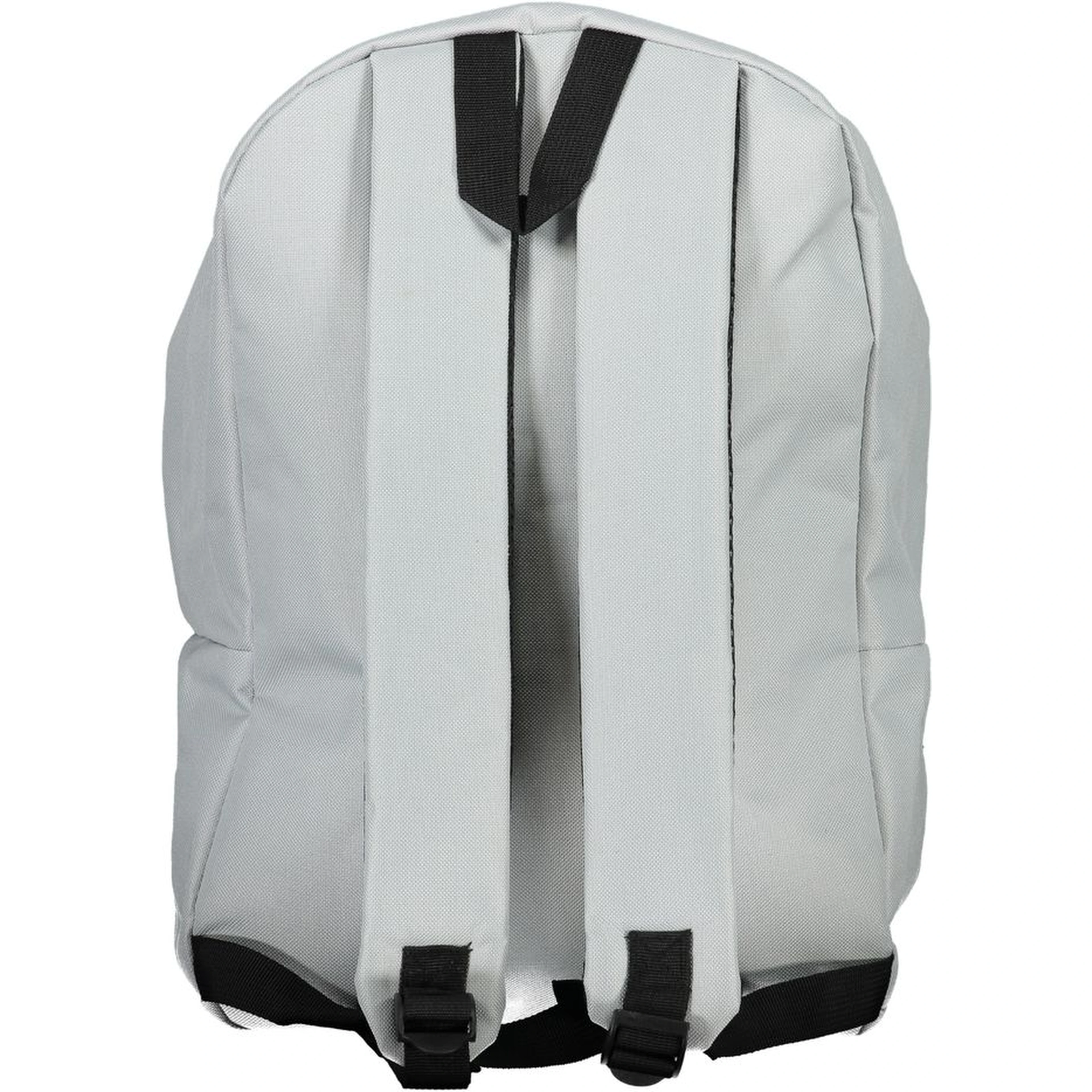 Gray Polyester Men Backpack