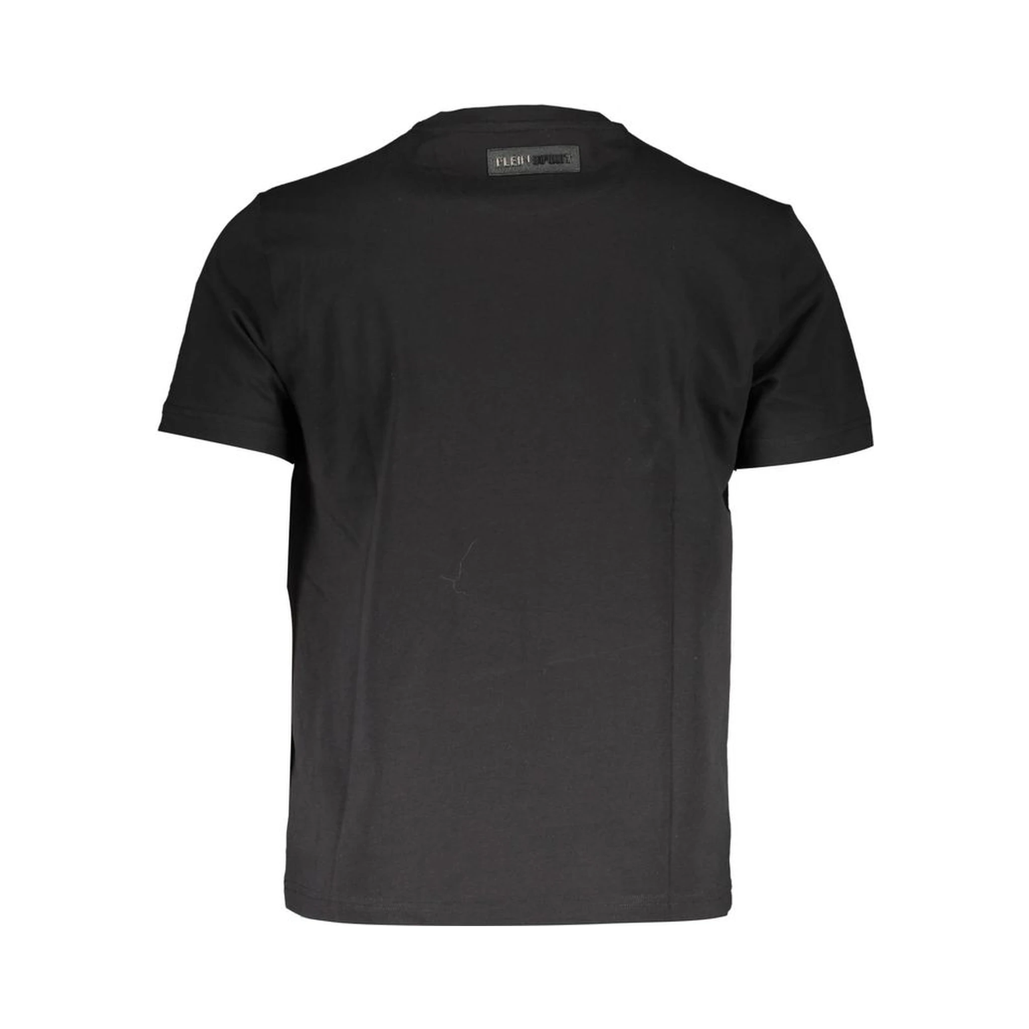 Black Cotton Men T-Shirt