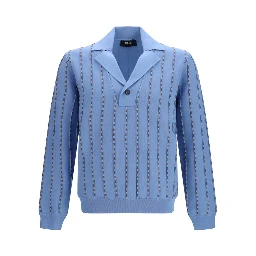 Blue Cotton Sweatshirt