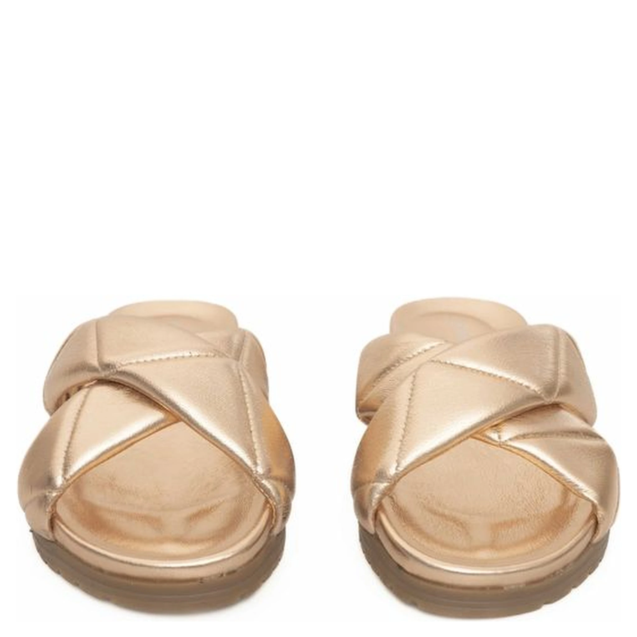 Beige Lambskin Women Sandal