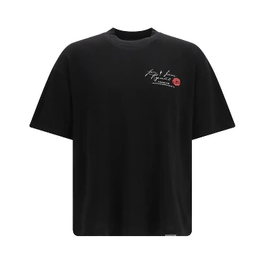 Black Cotton T-Shirt