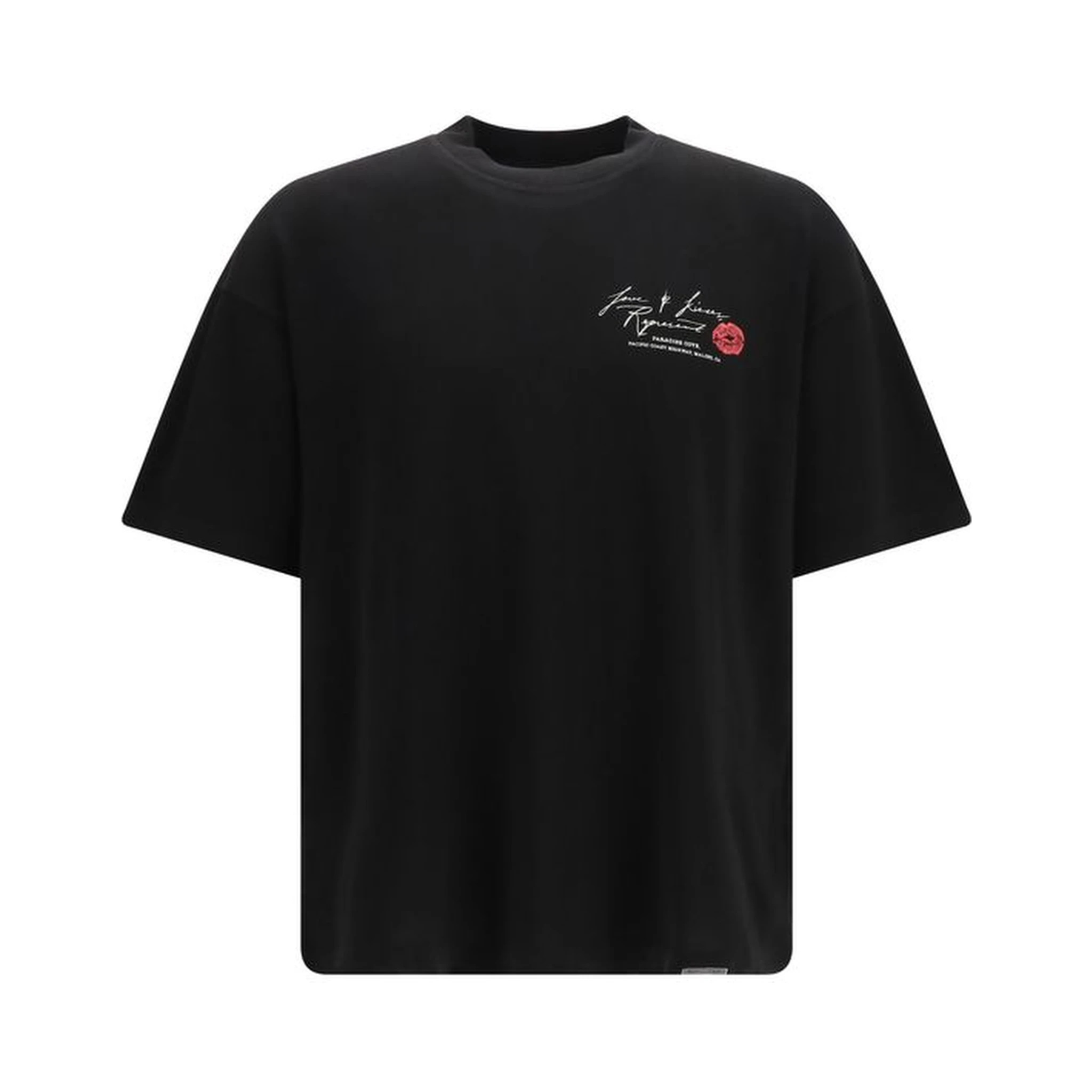 Black Cotton T-Shirt