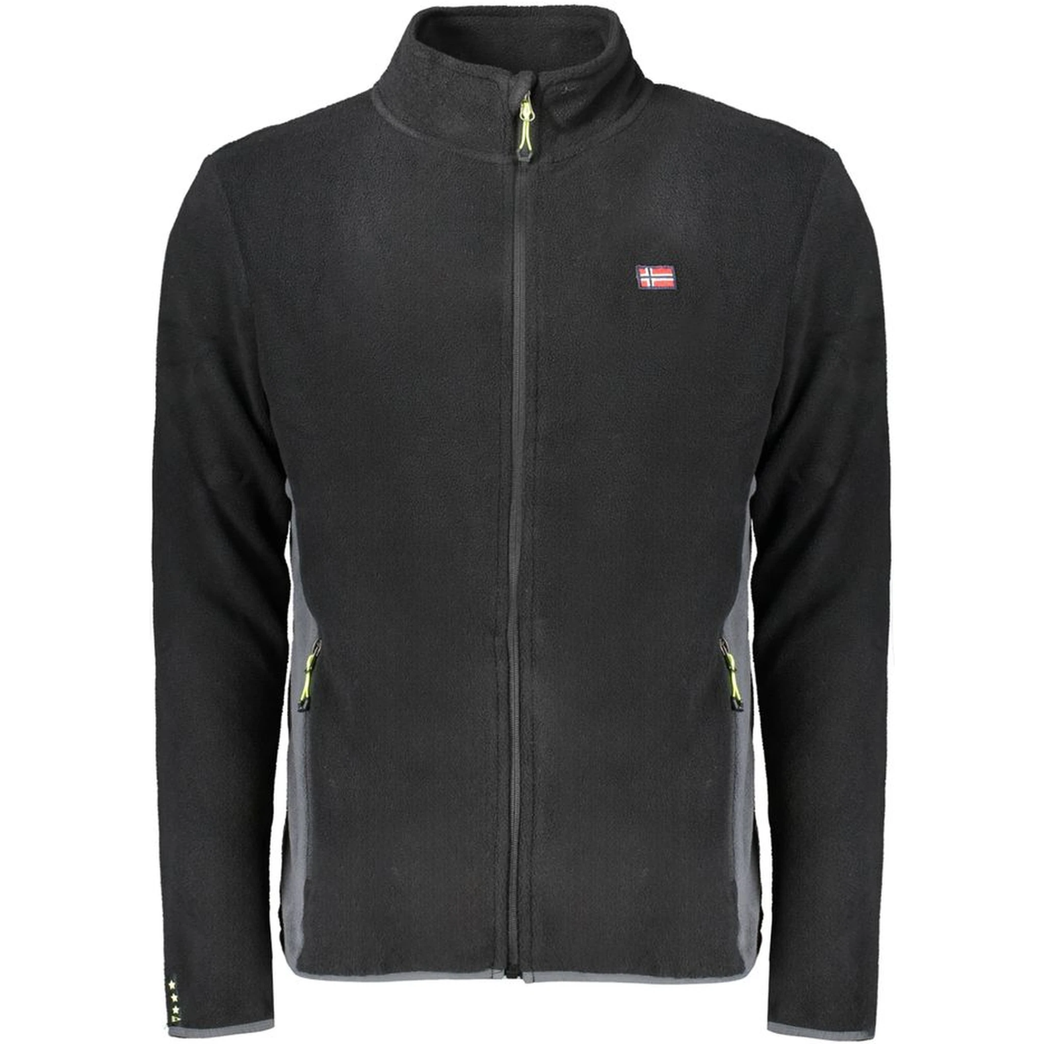 Black Polyester Mens Sweatshirt