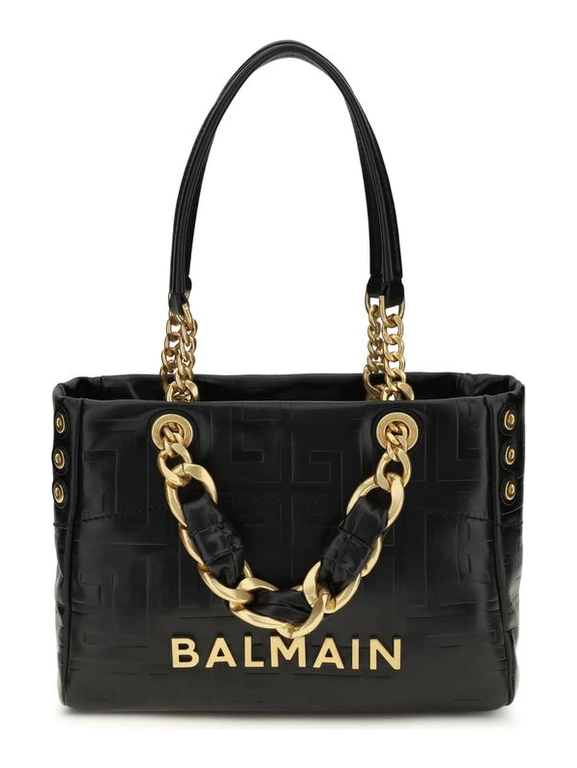 Black Calf Leather Bos Taurus Shoulder Bag