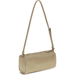Beige Nylon Shoulder Bag