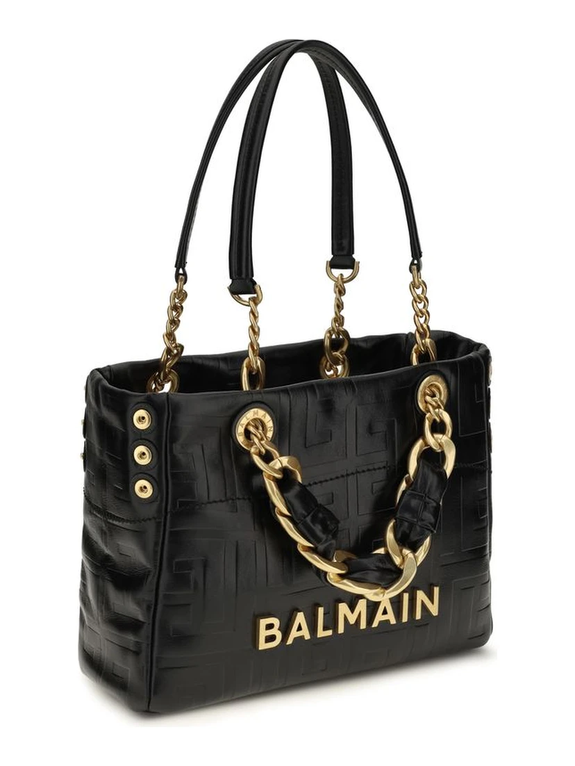 Black Calf Leather Bos Taurus Shoulder Bag