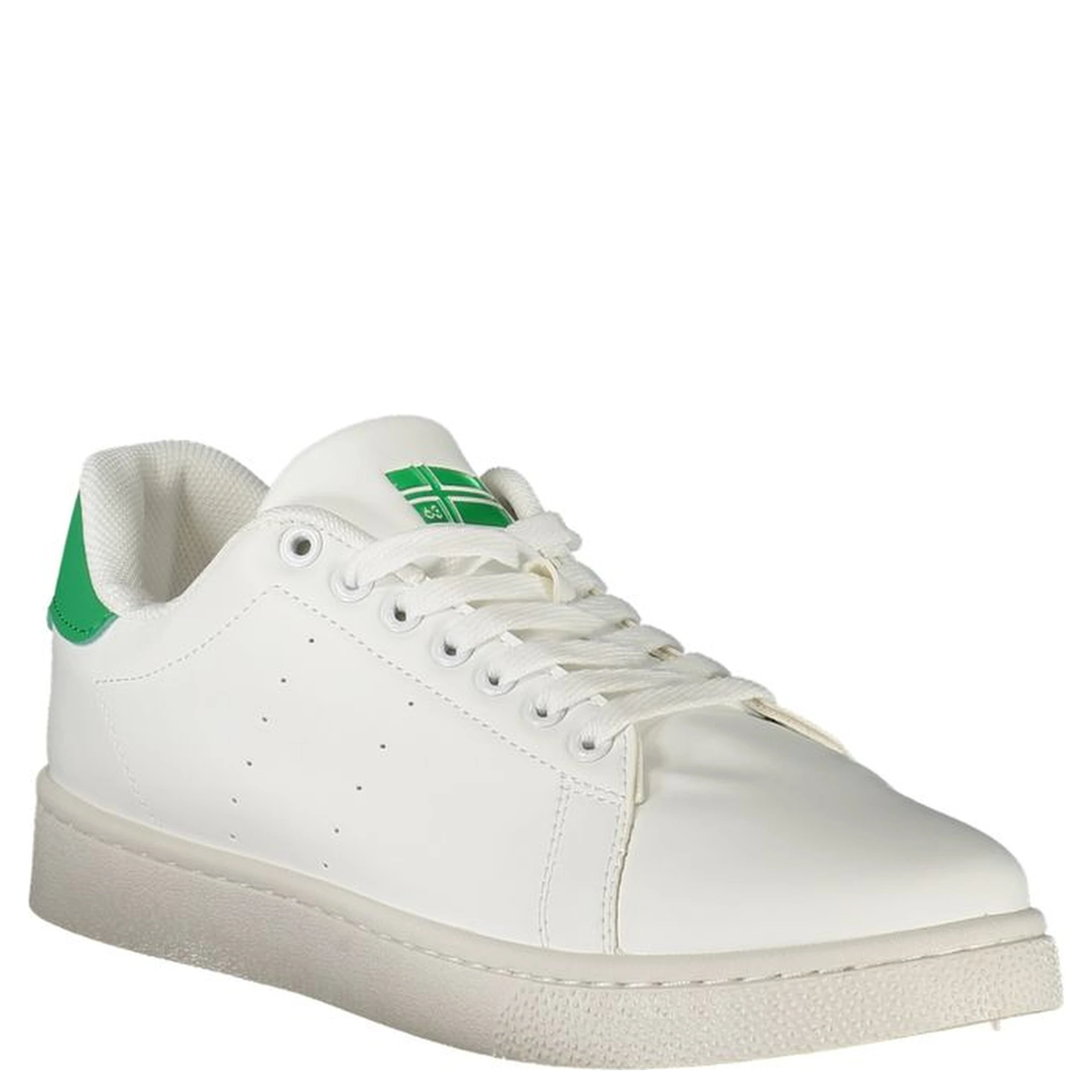 White Polyurethane Men's Sneaker