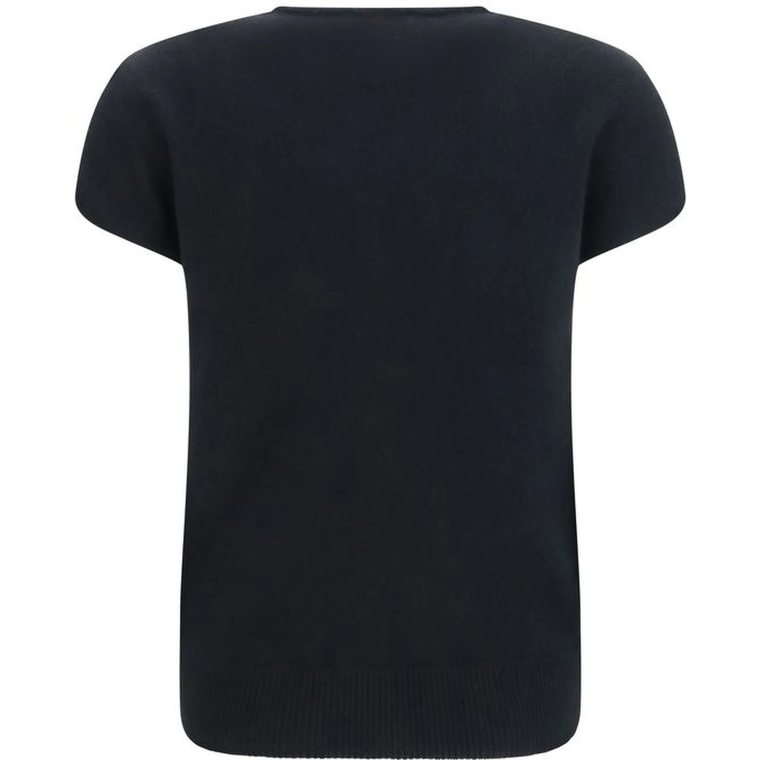 Black Wool Oves Aries Sleeveles Sweater