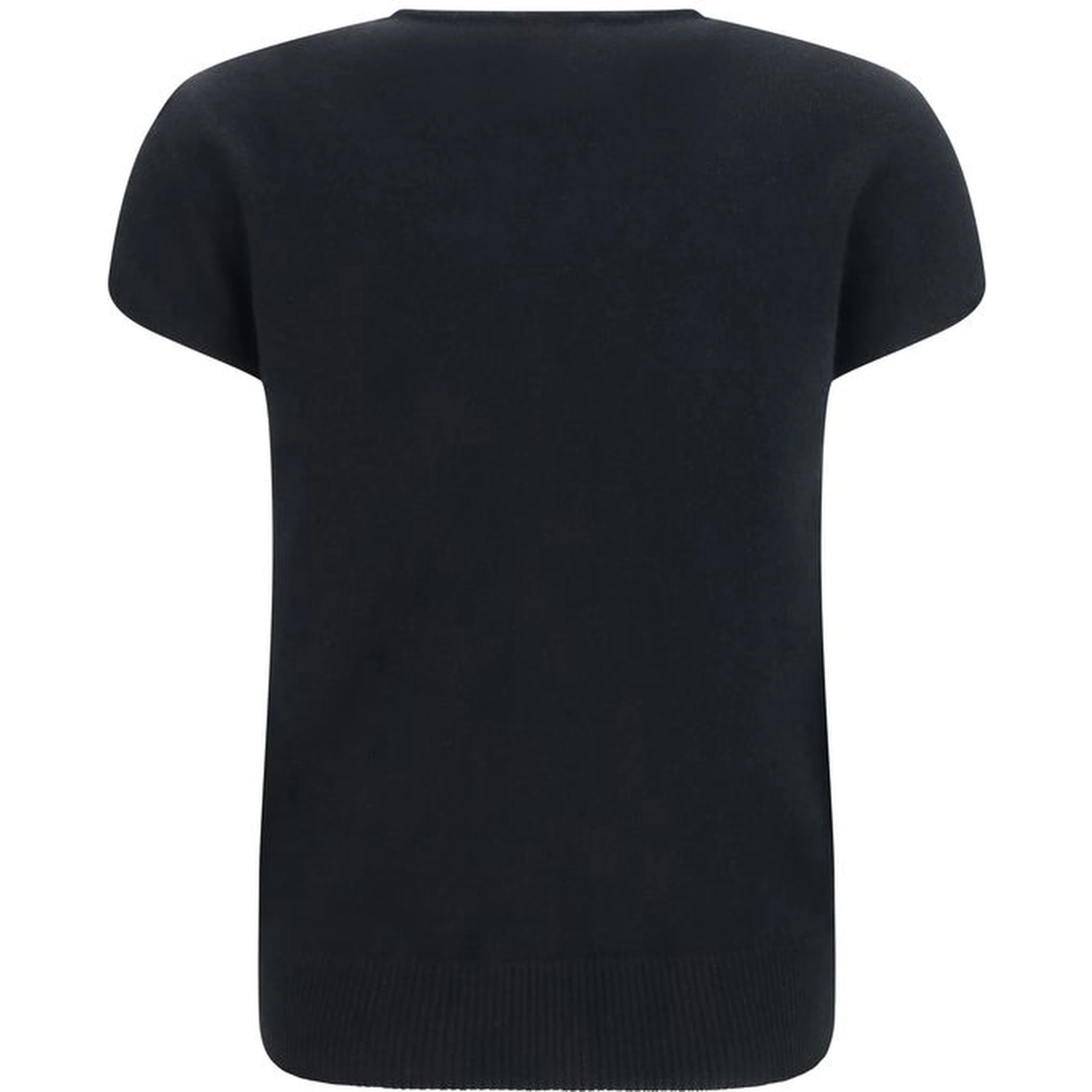 Black Wool Oves Aries Sleeveles Sweater