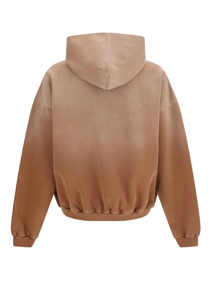 Beige Cotton Sweatshirt