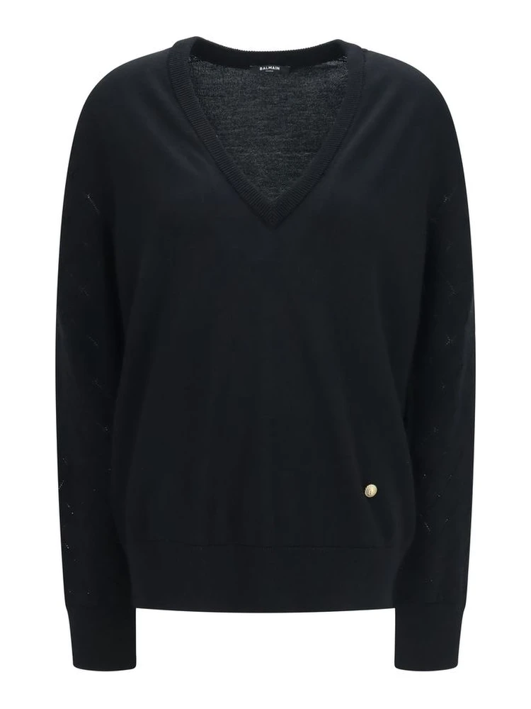 Black Wool Oves Aries Sweatshirt