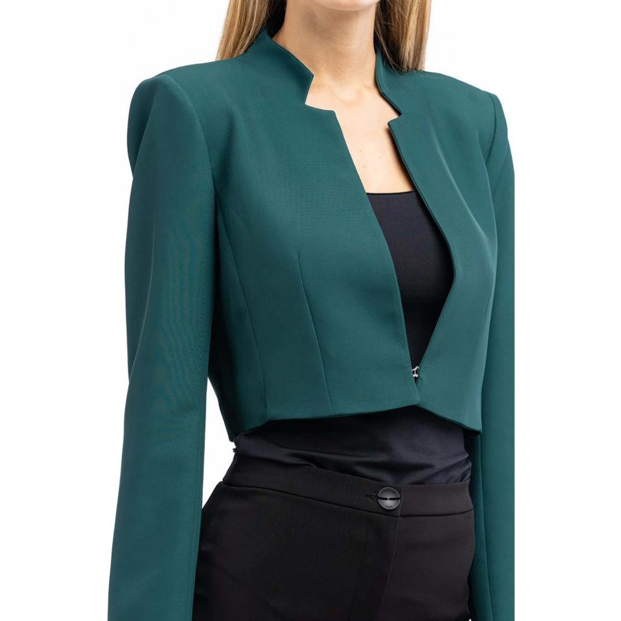 Brown Polyester Blazer