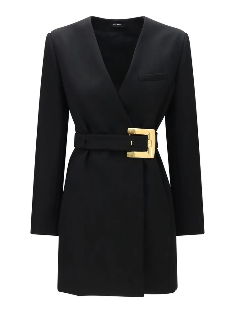 Black Wool Oves Aries Blazer