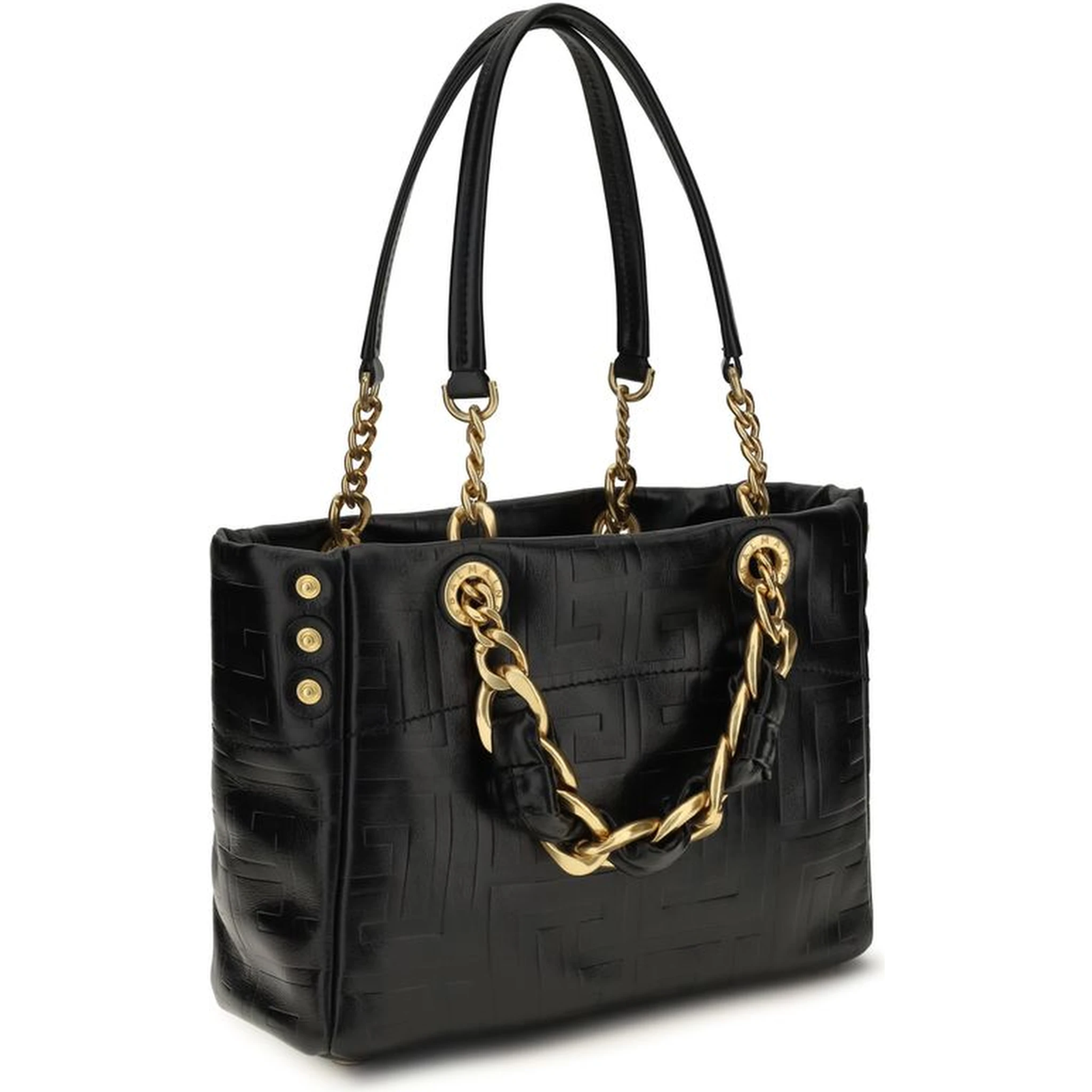 Black Calf Leather Bos Taurus Shoulder Bag