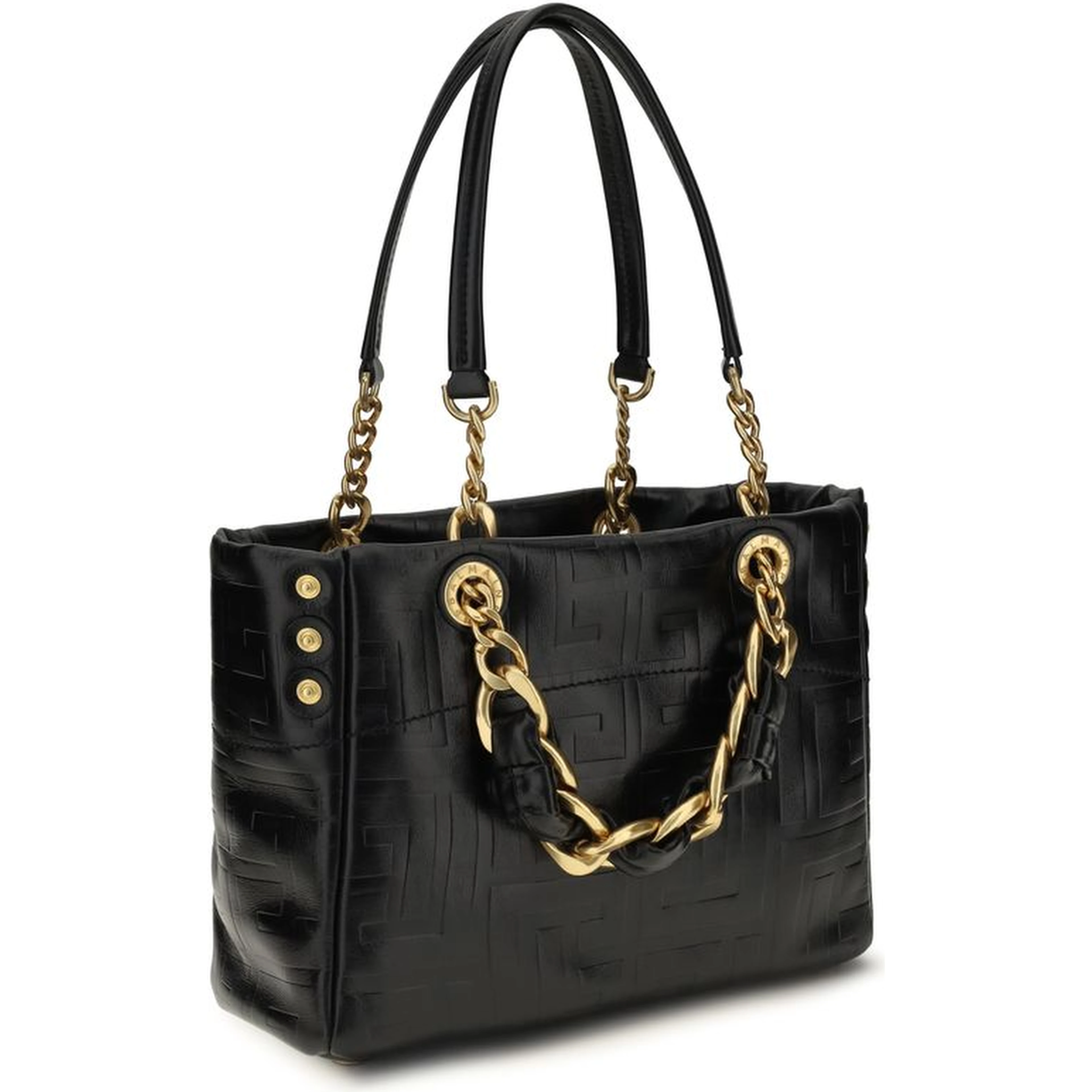 Black Calf Leather Bos Taurus Shoulder Bag