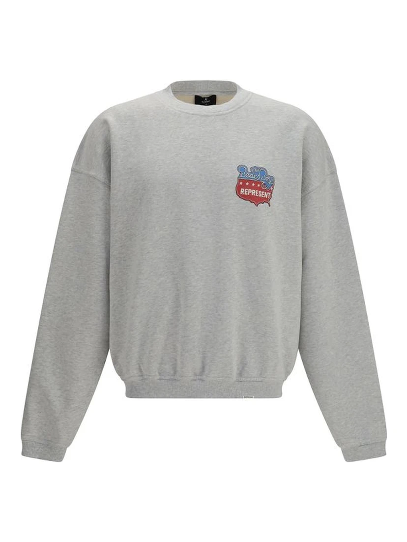 Gray Cotton Sweatshirt