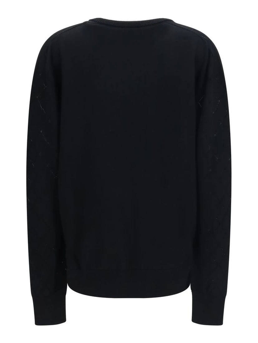 Black Wool Oves Aries Sweatshirt