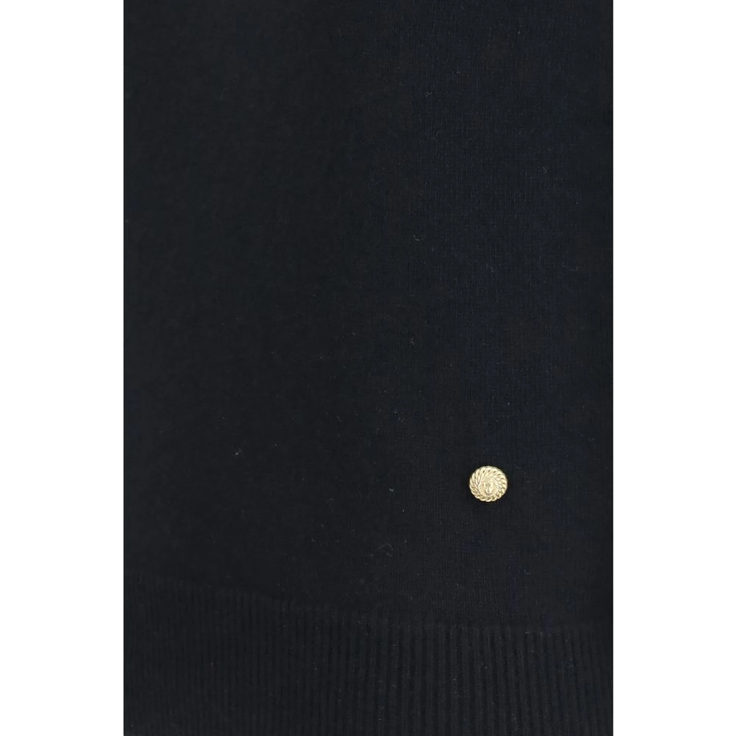 Black Wool Oves Aries Sleeveles Sweater