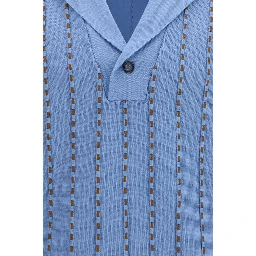 Blue Cotton Sweatshirt