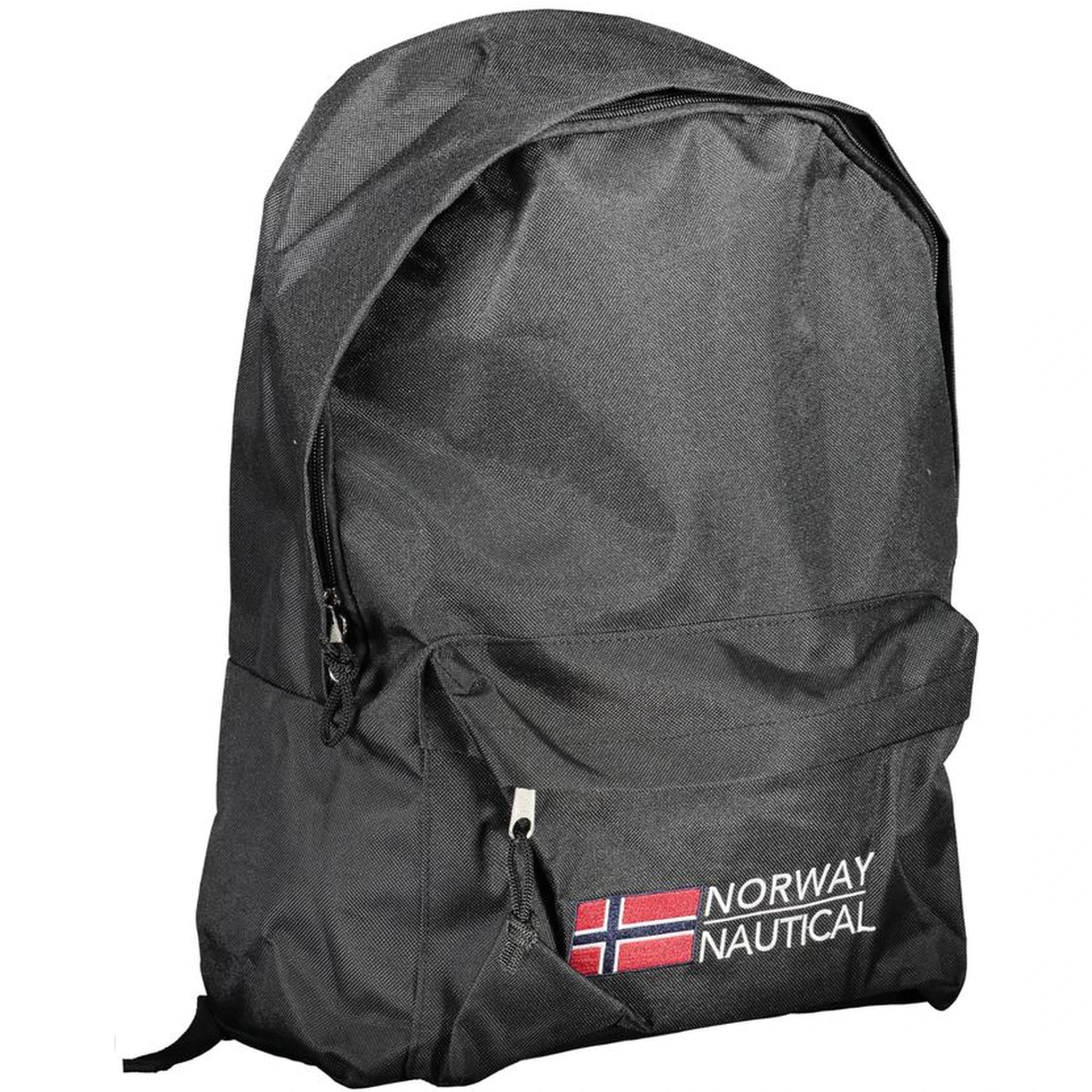Black Polyester Men's Backpack