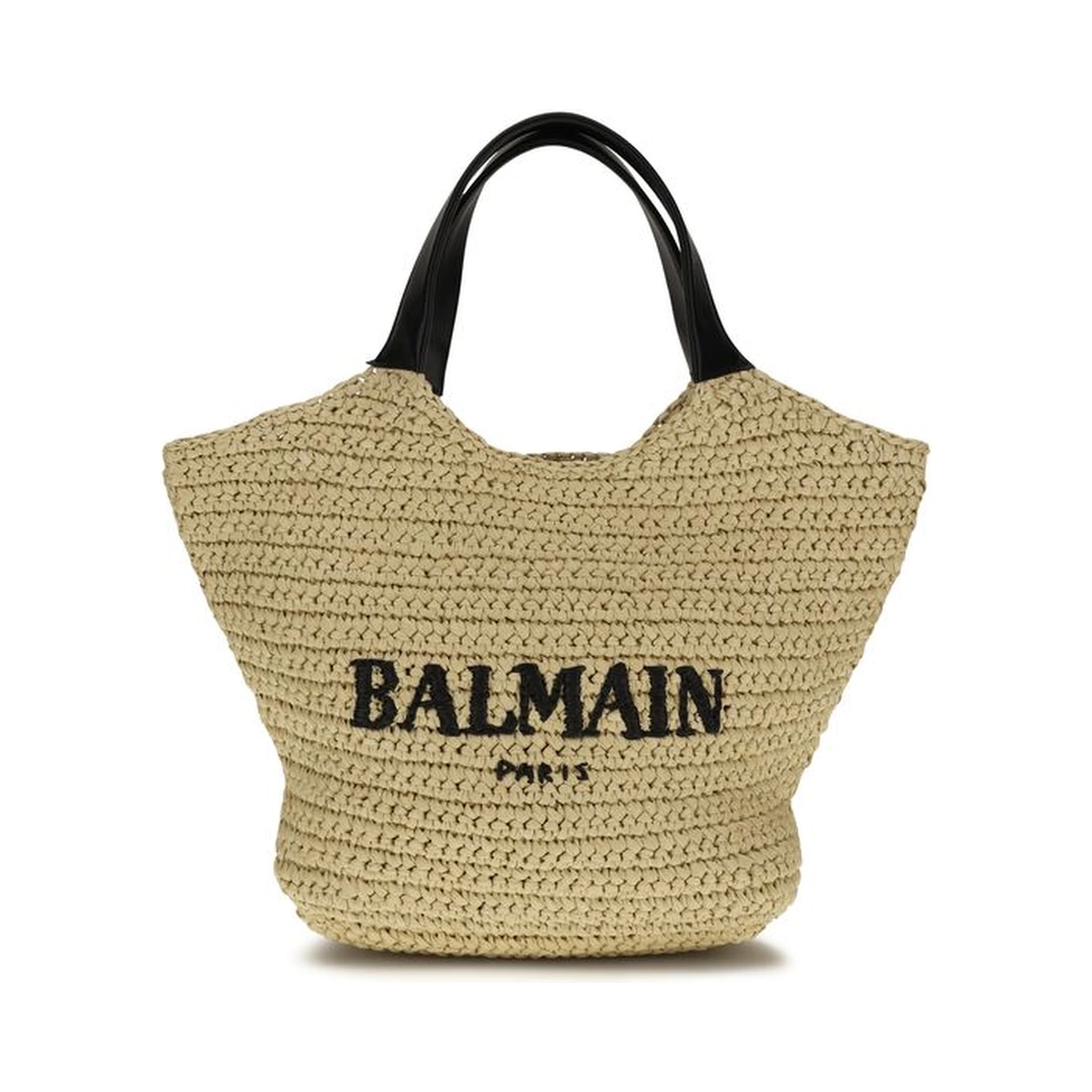 Beige Viscose Shoulder Bag