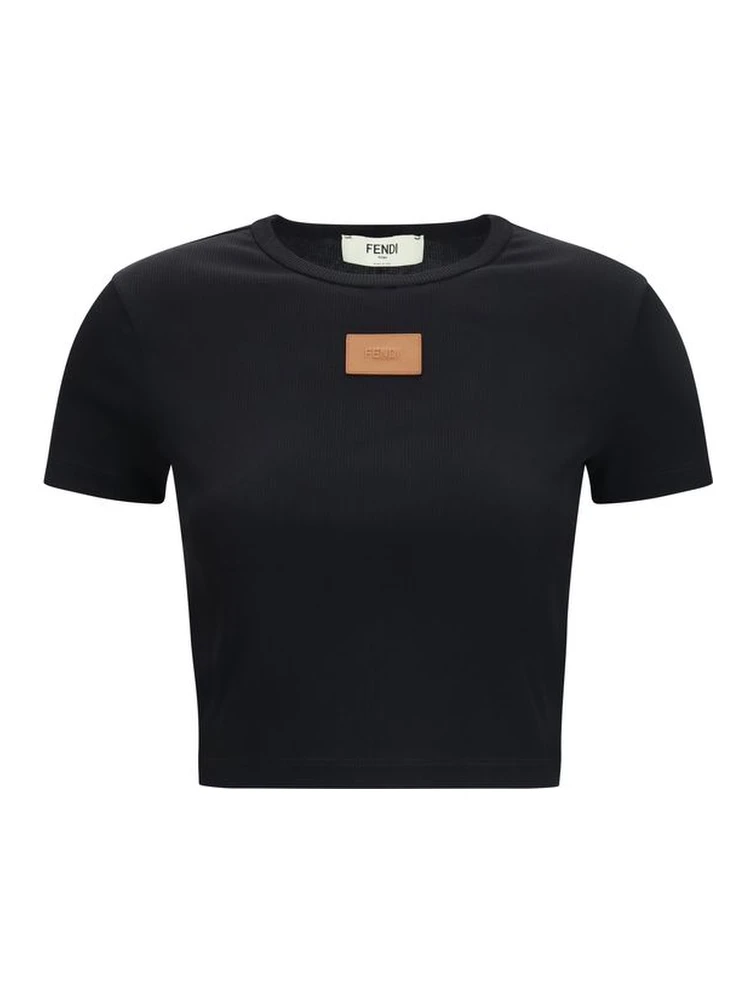 Black Cotton T-Shirt