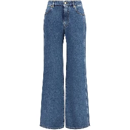 Blue Cotton Jeans Denim