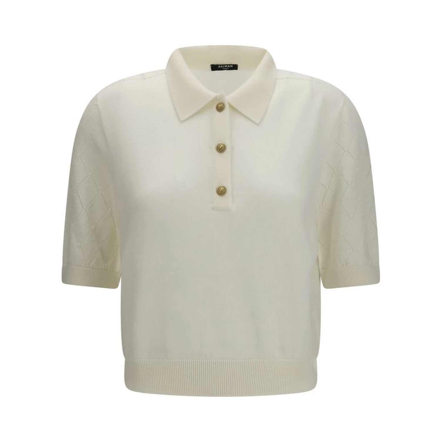 White Wool Oves Aries Polo Shirt