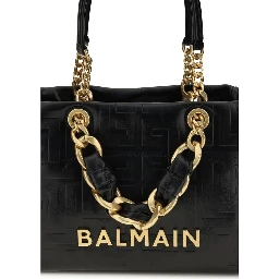 Black Calf Leather Bos Taurus Shoulder Bag