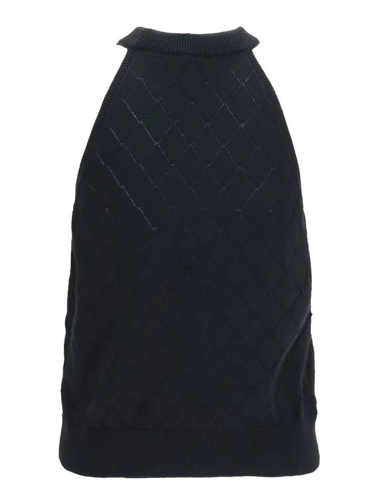 Black Wool Oves Aries Sleeveles T-Shirt alternative