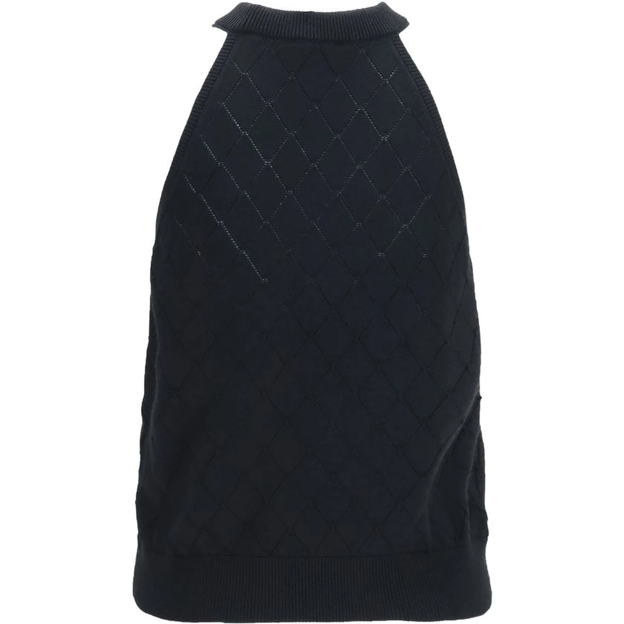 Black Wool Oves Aries Sleeveles T-Shirt