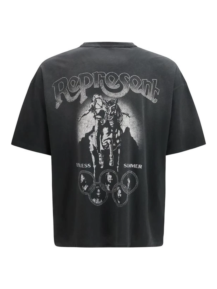 Gray Cotton T-Shirt