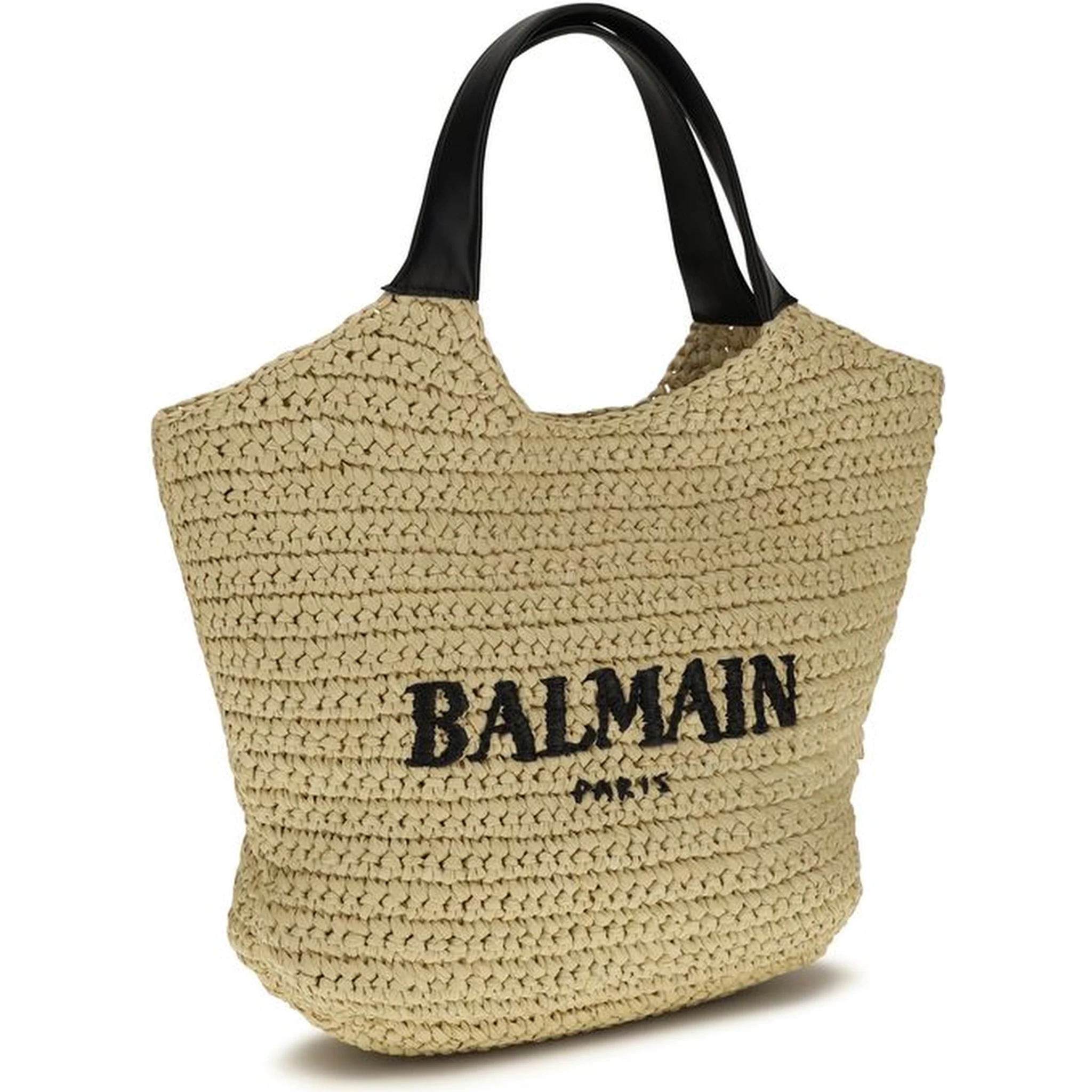 Beige Viscose Shoulder Bag