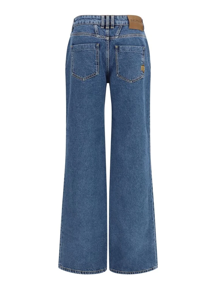 Blue Cotton Jeans Denim alternative