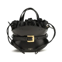 Black Calf Leather Bos Taurus Shoulder Bag