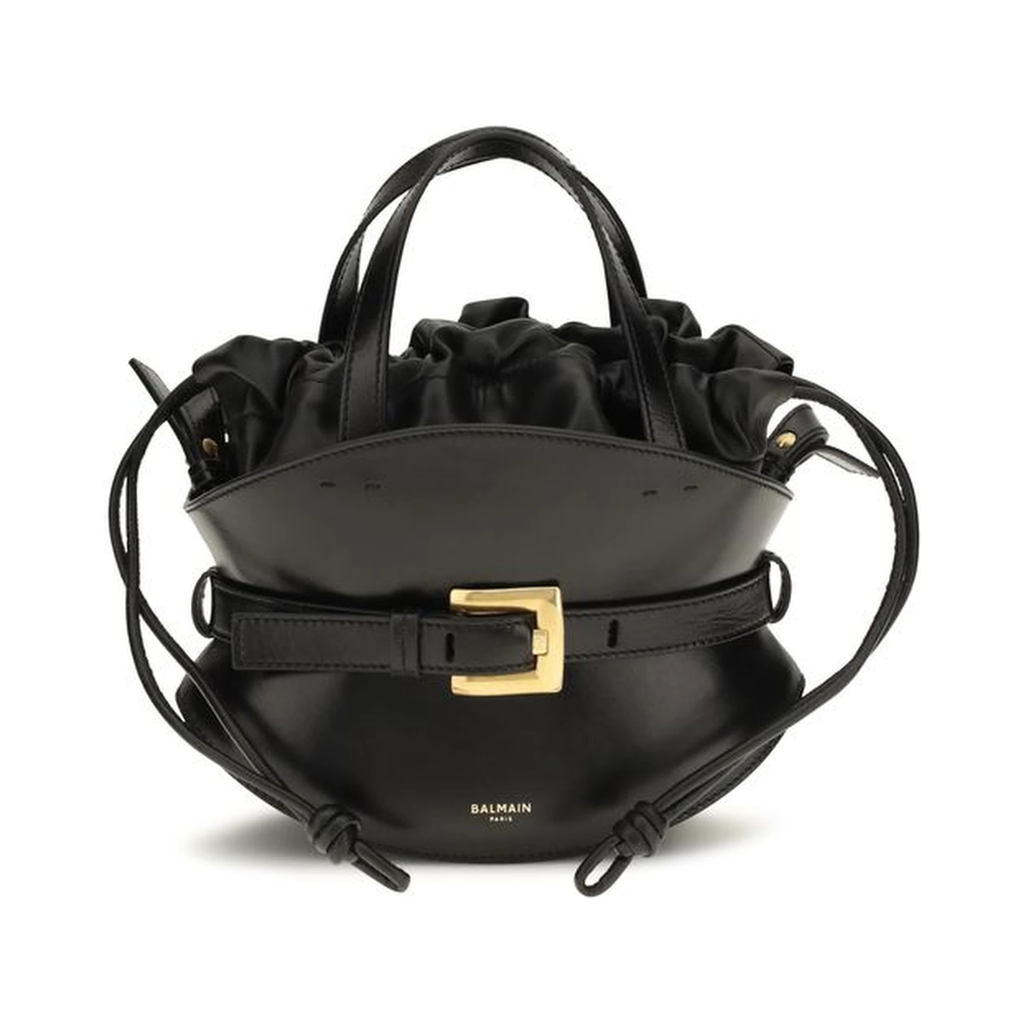 Black Calf Leather Bos Taurus Shoulder Bag