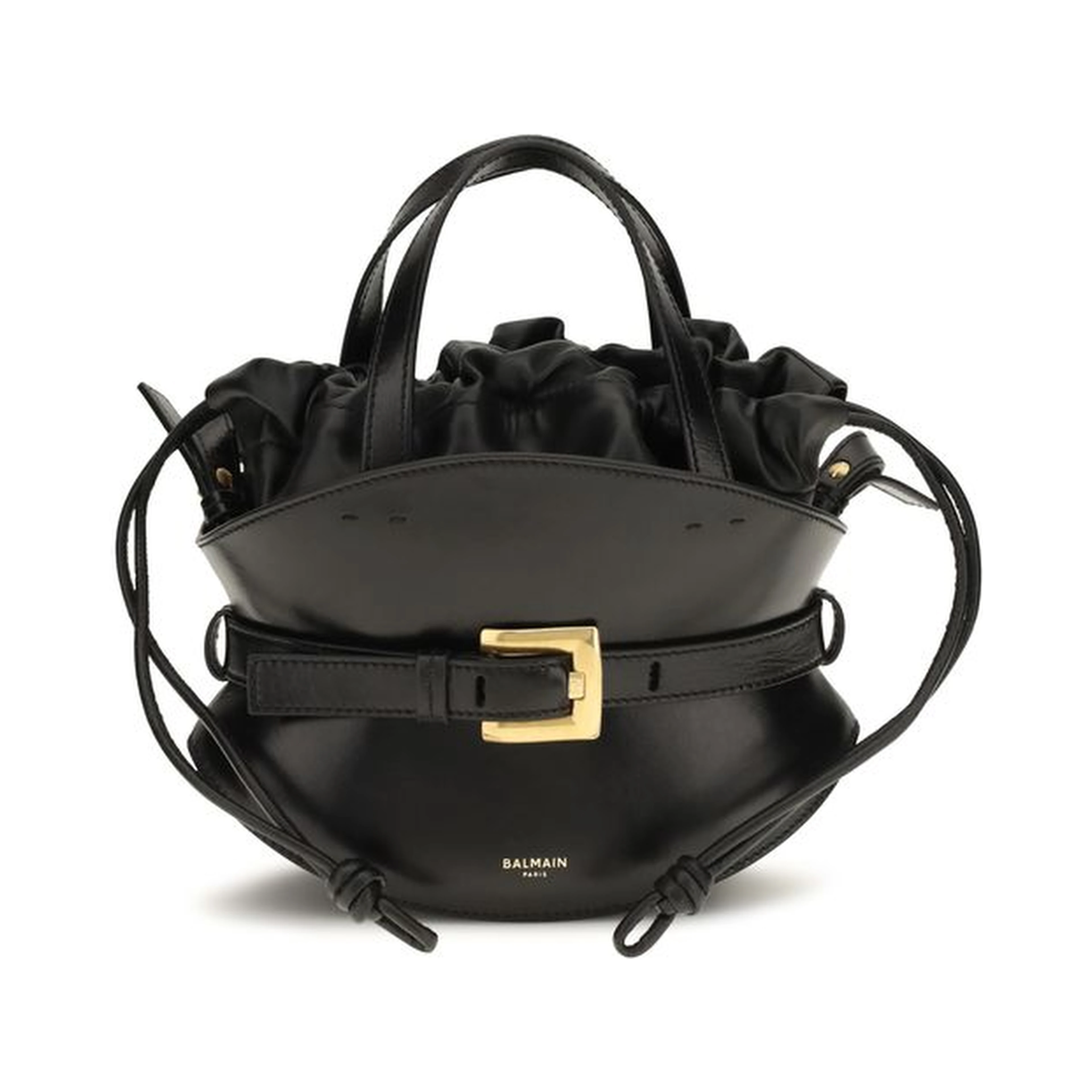 Black Calf Leather Bos Taurus Shoulder Bag