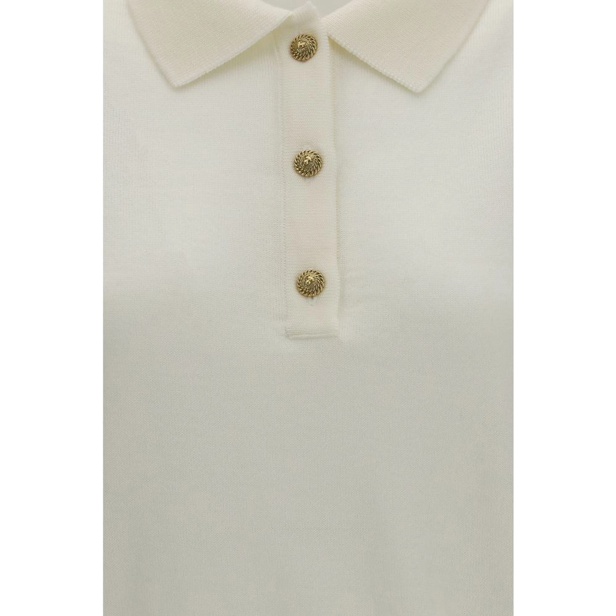 White Wool Oves Aries Polo Shirt