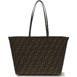 Brown Polyester Shoulder Bag