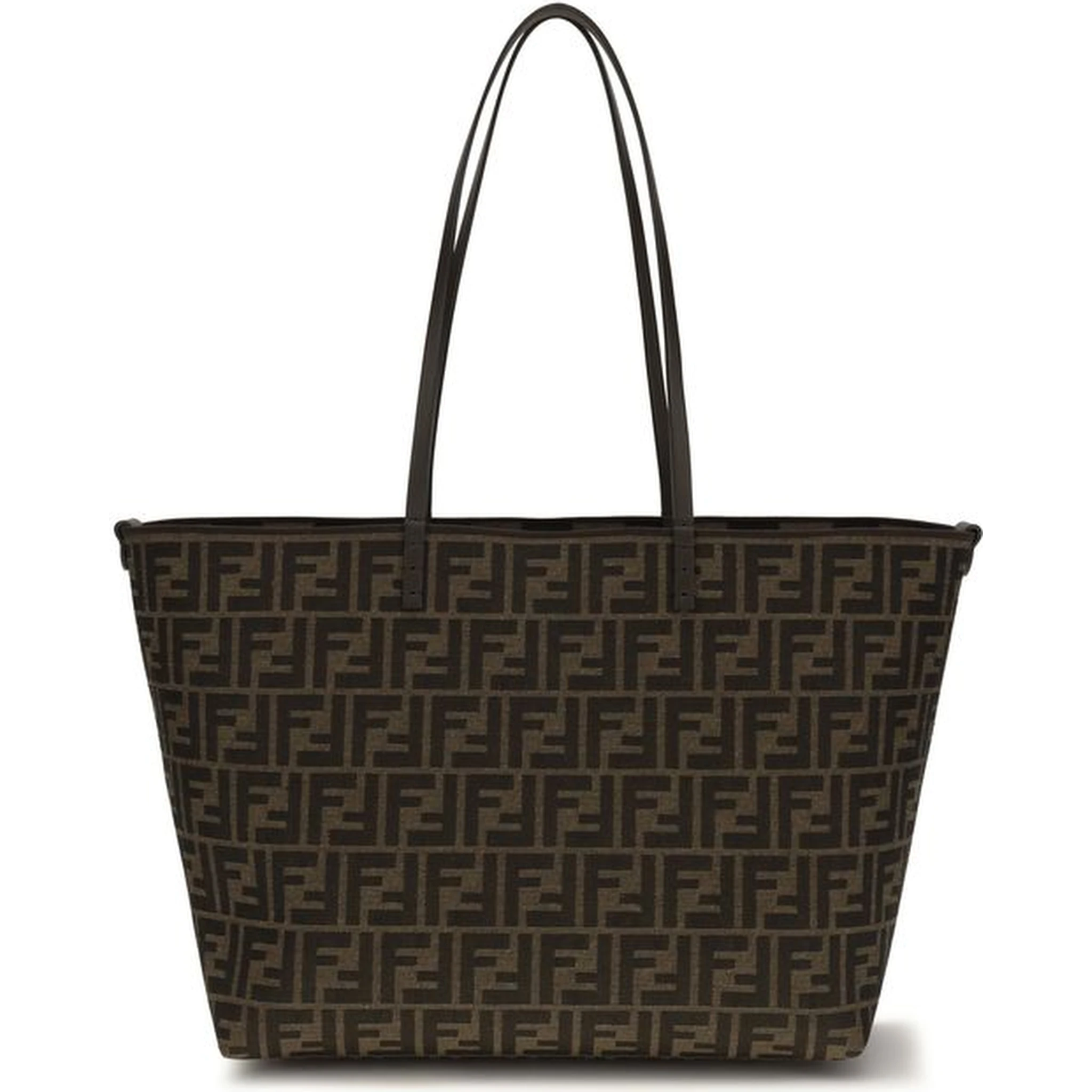 Brown Polyester Shoulder Bag