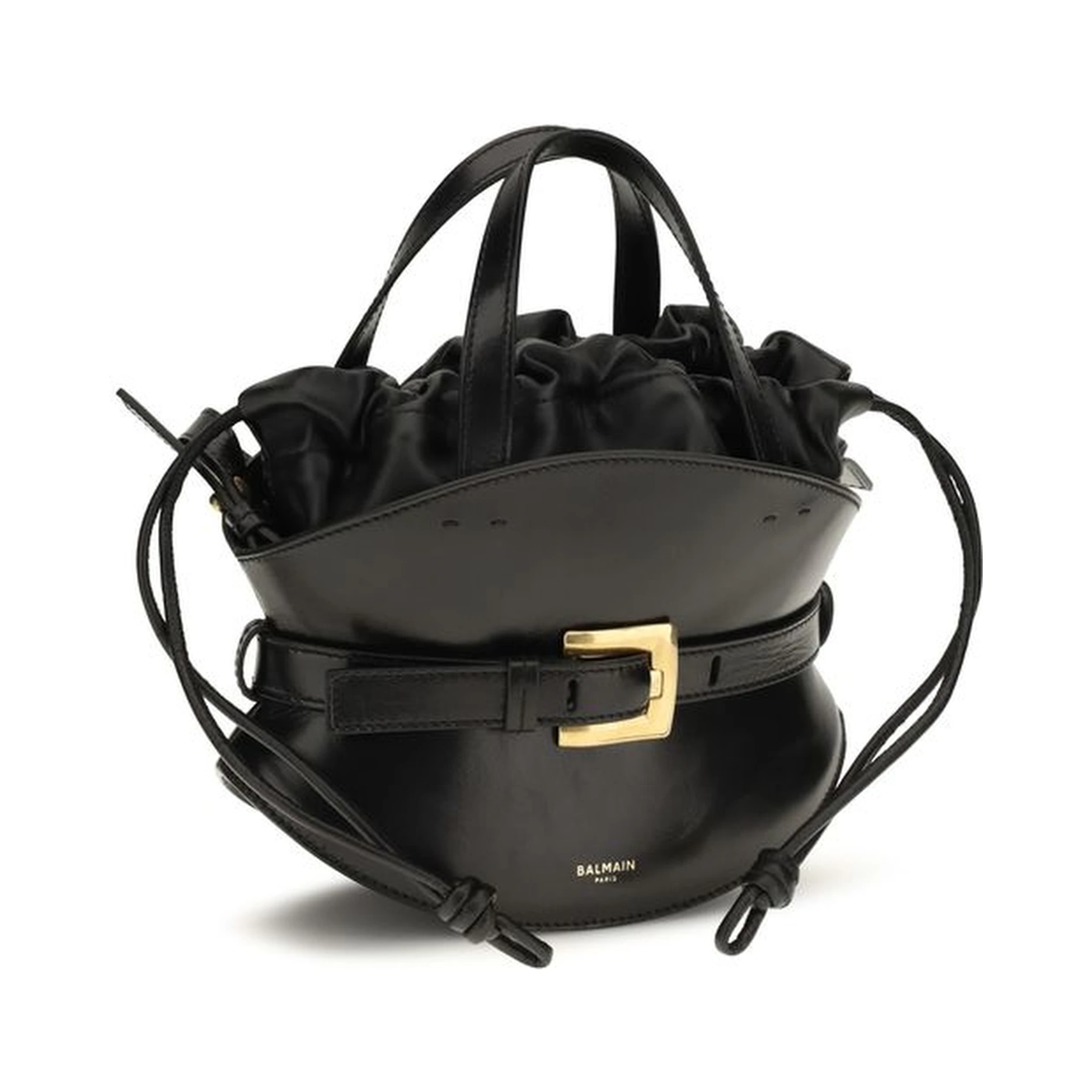 Black Calf Leather Bos Taurus Shoulder Bag