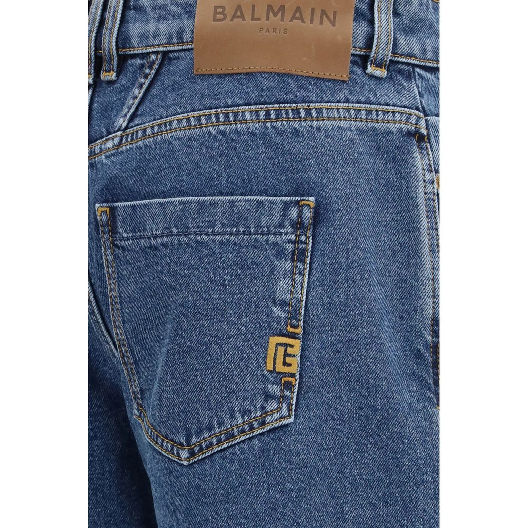 Blue Cotton Jeans Denim