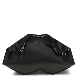 Black Calf Leather Bos Taurus Clutch Bag